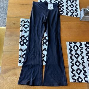 NEW Xersion Quick-Dri Black High Rise Flare Leggings kids girls size small S